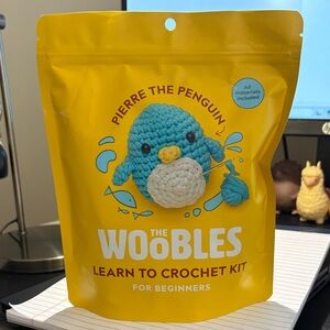 NWT The Woobles Pierre the Penguin Learn to Crochet Kit